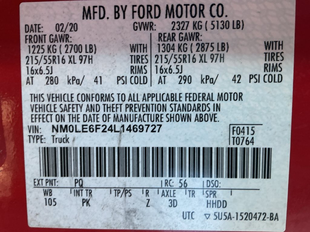 Used 2020 Ford Transit Connect XLT w/ Trailer Tow Package FWD image 30
