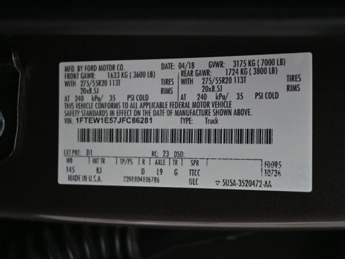 Used 2018 Ford F150 King Ranch w/ Equipment Group 601A Luxury image 17