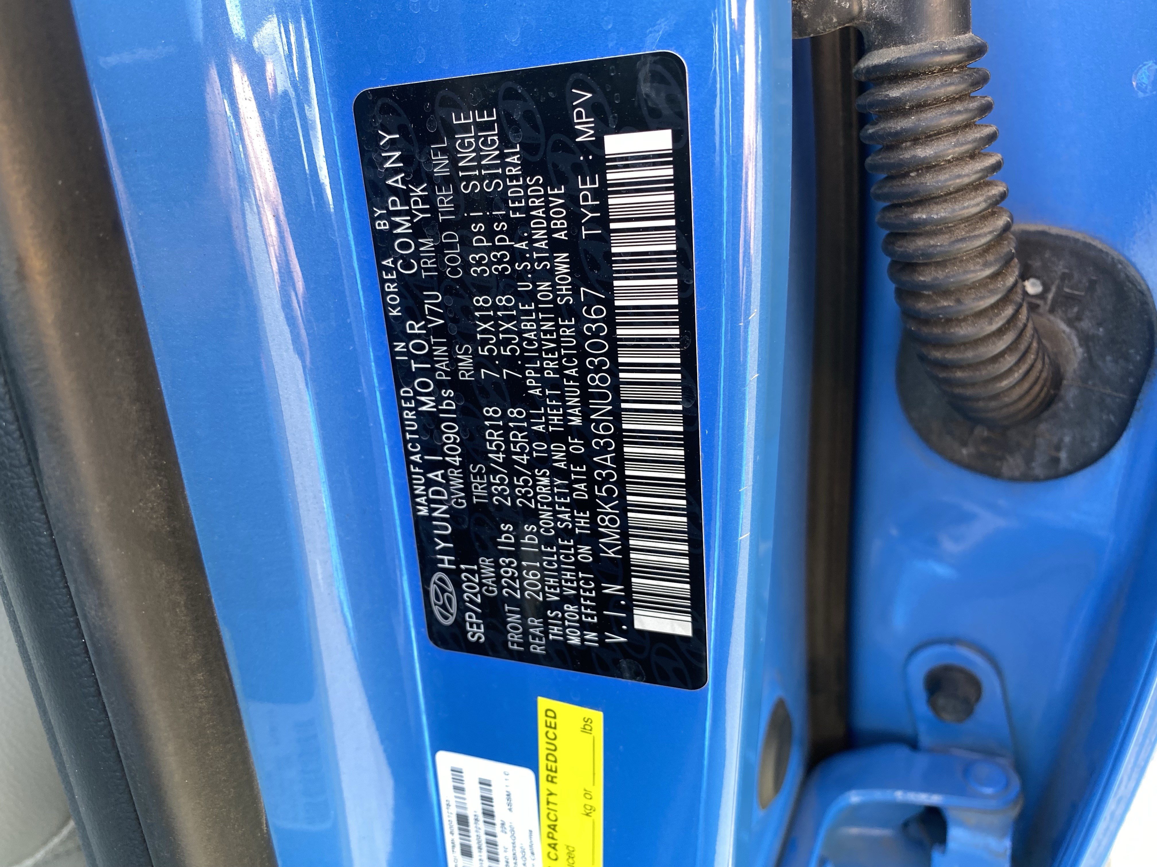 Certified 2022 Hyundai Kona Limited FWD image 32