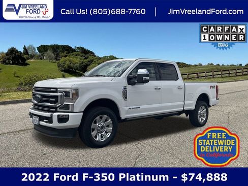 Used 2022 Ford F350 Platinum w/ FX4 Off-Road Package image 1