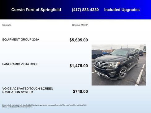 Used 2018 Ford Expedition Max XLT w/ Equipment Group 202A AWD/4WD image 5
