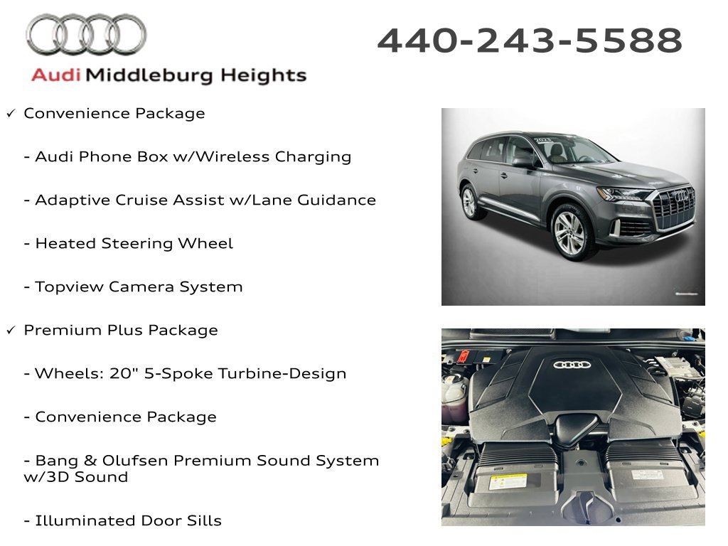 Certified 2023 Audi Q7 3.0T Premium Plus w/ Premium Plus Package AWD/4WD image 7