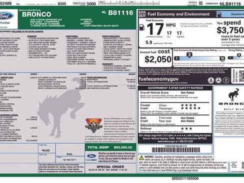 Certified 2022 Ford Bronco Badlands image 10