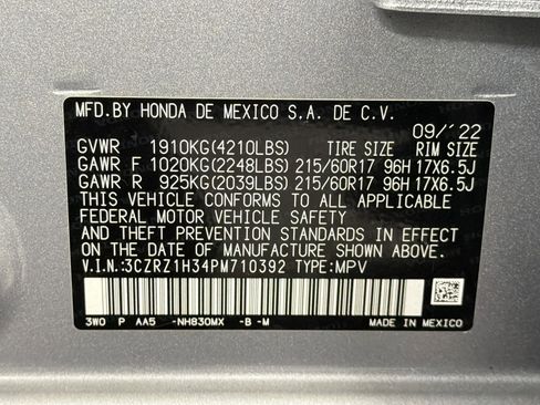 Certified 2023 Honda HR-V LX image 19