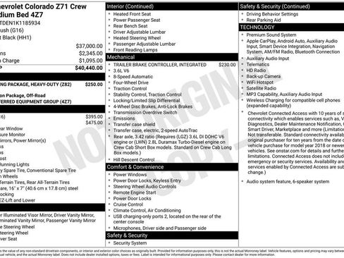 Used 2019 Chevrolet Colorado Z71 image 32