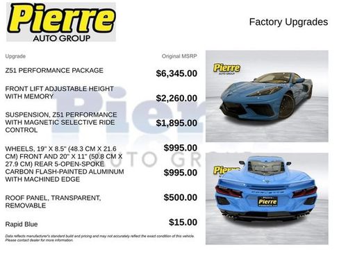 Used 2022 Chevrolet Corvette Stingray Premium Cpe w/ Z51 Performance Package image 13