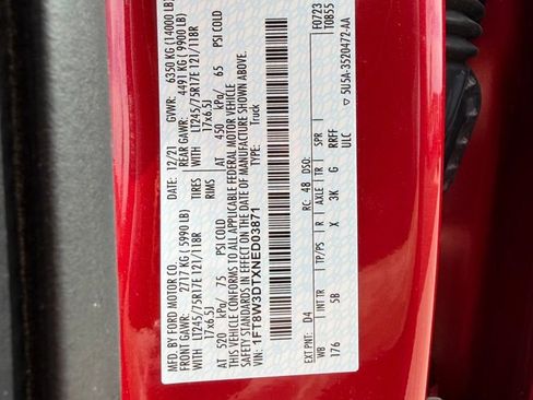 Used 2022 Ford F350 Lariat w/ Lariat Value Package image 12