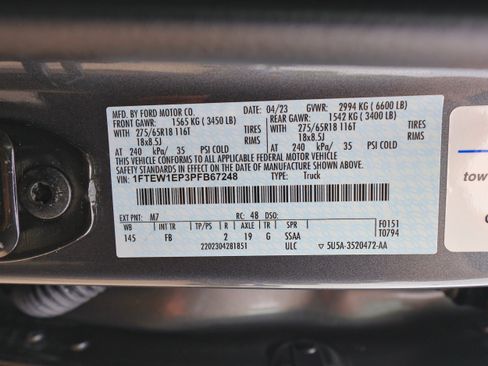 Used 2023 Ford F150 XLT w/ Equipment Group 302A High image 33