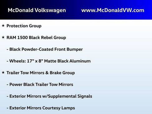 Used 2017 RAM 1500 Rebel w/ Ram 1500 Black Rebel Group image 2