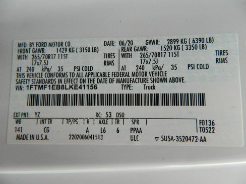 Used 2020 Ford F150 XL w/ Equipment Group 101A Mid AWD/4WD image 21