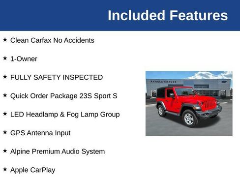 Used 2023 Jeep Wrangler Sport AWD/4WD image 5