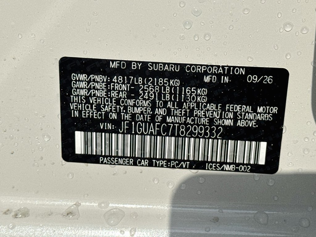 New 2026 Subaru Impreza 2.0i Sport AWD/4WD image 29