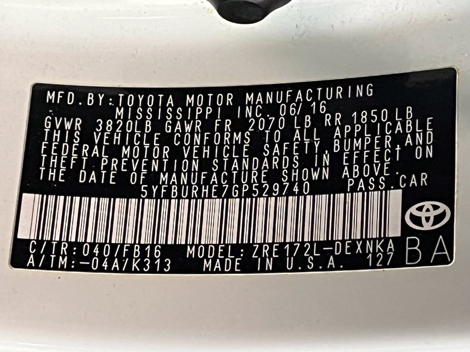 Used 2016 Toyota Corolla LE FWD image 10