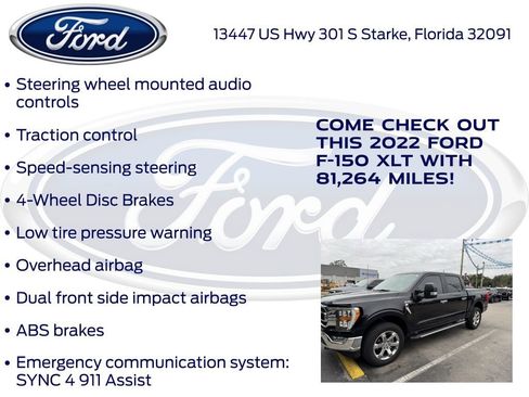 Used 2022 Ford F150 XLT w/ Equipment Group 302A High image 15