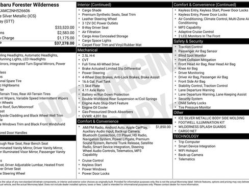 Used 2022 Subaru Forester Wilderness image 29