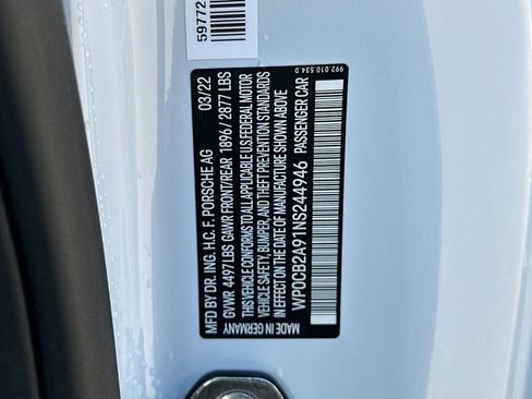 Certified 2022 Porsche 911 Carrera GTS RWD image 46