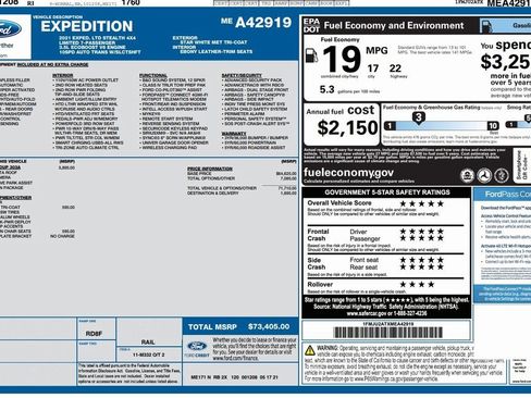 Used 2021 Ford Expedition Limited image 2