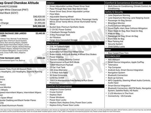 Used 2026 Jeep Grand Cherokee Altitude AWD/4WD image 1