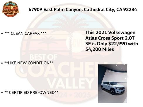 Used 2021 Volkswagen Atlas Cross Sport SE FWD image 5