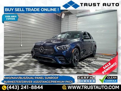 Used 2021 Mercedes-Benz E 450 4MATIC Sedan