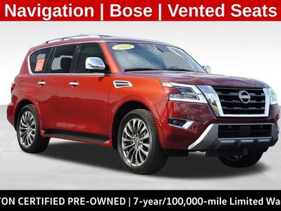 Used 2023 Nissan Armada Platinum w/ Captain's Chairs Package