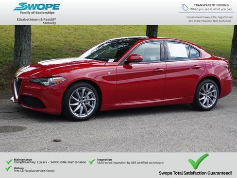 Used 2022 Alfa Romeo Giulia Ti AWD/4WD image 7