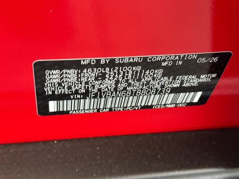 New 2026 Subaru WRX Limited AWD/4WD image 31