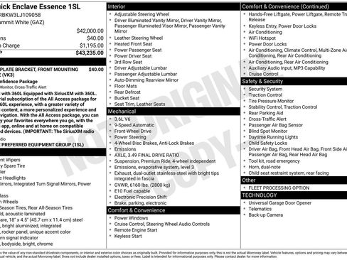 Used 2020 Buick Enclave Essence FWD image 2