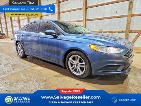 Used 2018 Ford Fusion SE w/ Fusion SE Technology Package FWD image 5