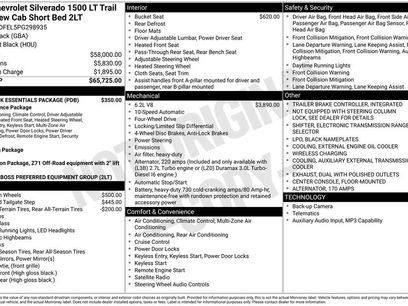 Used 2023 Chevrolet Silverado 1500 LT Trail Boss w/ LPO, Dark Essentials Package