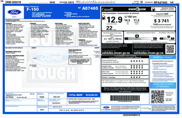 Used 2024 Ford F150 Tremor w/ Mobile Office Package AWD/4WD image 3