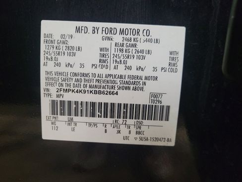 Used 2019 Ford Edge Titanium AWD/4WD image 33