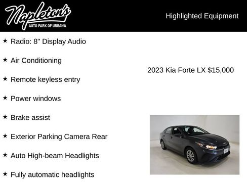 Used 2023 Kia Forte LX FWD image 15