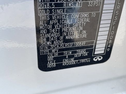 Used 2025 INFINITI QX55 Sensory w/ Lighting Package image 32