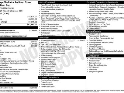 Used 2023 Jeep Gladiator Rubicon w/ LED Lighting Group