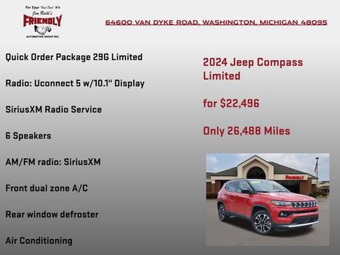Used 2024 Jeep Compass Limited AWD/4WD image 5