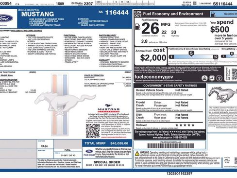 Used 2025 Ford Mustang Premium RWD image 2