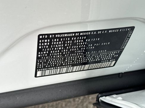 New 2026 Volkswagen Tiguan S AWD/4WD image 25