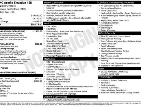 Used 2026 GMC Acadia Elevation w/ Elevation Premium Package FWD image 34