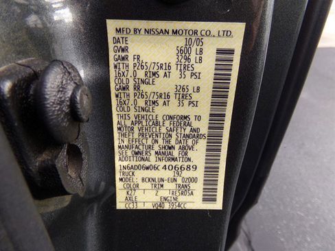 Used 2006 Nissan Frontier NISMO w/ (N01) Utility Bed Pkg image 73