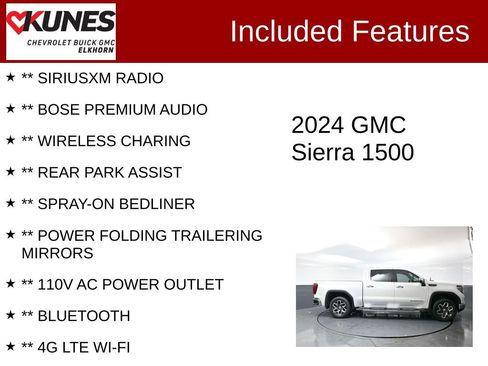 Used 2024 GMC Sierra 1500 SLT w/ SLT Premium Plus Package AWD/4WD image 3