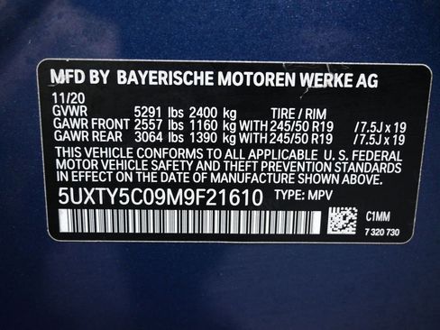 Used 2021 BMW X3 xDrive30i w/ Convenience Package image 45