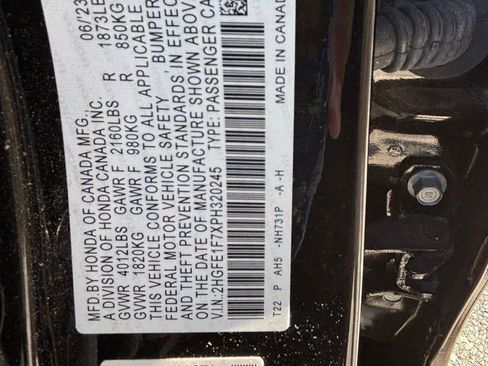 Certified 2023 Honda Civic EX image 13