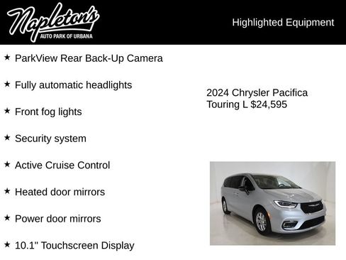 Used 2024 Chrysler Pacifica Touring-L FWD image 16