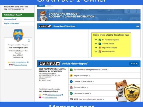 Used 2025 Volkswagen Atlas SEL Premium R-Line image 9