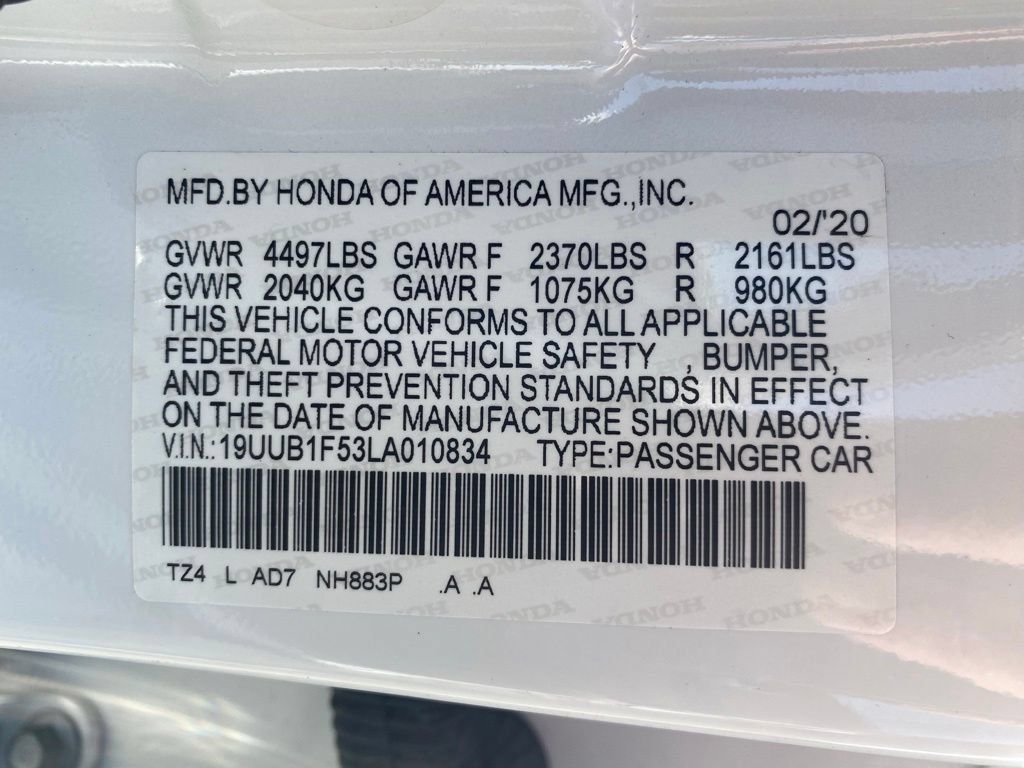 Used 2020 Acura TLX w/ Technology Package FWD image 20
