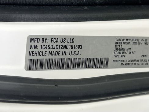 Used 2022 Dodge Durango R/T w/ Blacktop Package AWD/4WD image 34