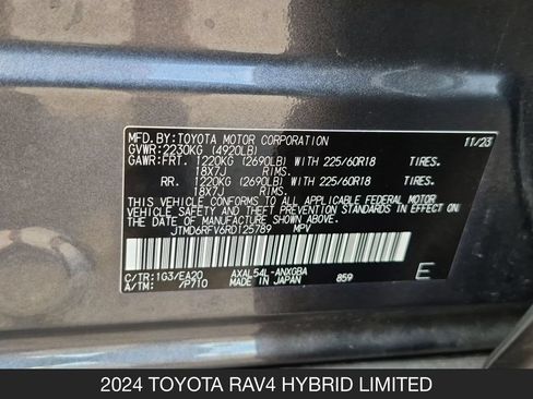 Used 2024 Toyota RAV4 Limited w/ Advanced Technology Package AWD/4WD image 26