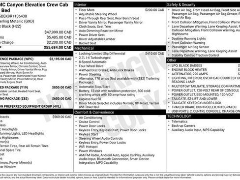 Used 2024 GMC Canyon Elevation w/ Convenience Package AWD/4WD image 3
