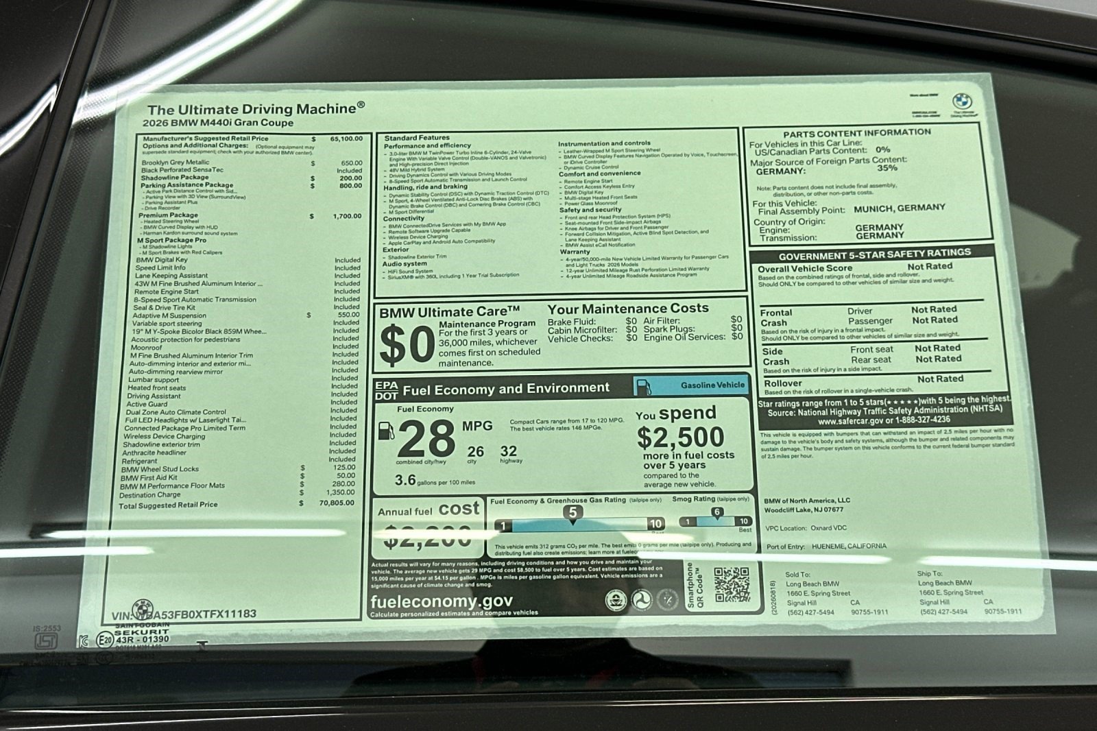 New 2026 BMW M440i w/ Premium Package RWD image 30